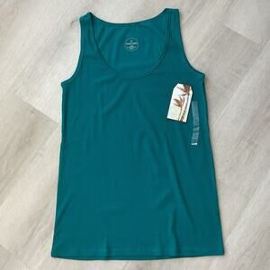 Paradise Shores Basic Womens Size L Blue Tank Top New with Tags